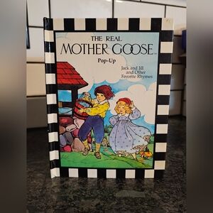 1985 Pop-Up The Real Mother Goose Book Jack And Jill 80s Reading Kids Vtg Story